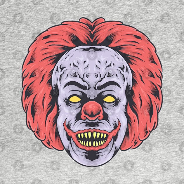Crazy Evil Clown by haloakuadit